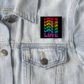 Liebe ist Liebe Gay LGBT Button (Beispiel)
