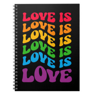 Liebe ist Liebe Gay LGBT Notizblock