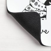 Liebe ist Liebe Gay Parrots Mousepad (Ecke)
