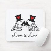 Liebe ist Liebe Gay Parrots Mousepad (Mit Mouse)
