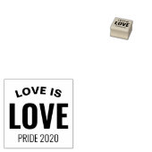 Liebe ist Liebe Gay Pride Gummistempel (Stempel)