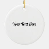 Liebe ist Liebe Gay Pride Keramik Ornament (Hinten)