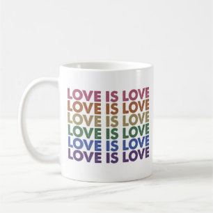Liebe ist Liebe Gay Pride LGBT Ally Regenbogen LGB Kaffeetasse
