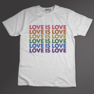 Liebe ist Liebe Gay Pride LGBT Ally Regenbogen LGB T-Shirt