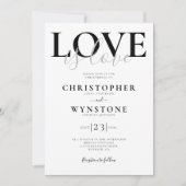 Liebe ist Liebe Gay Wedding Einladung (Vorderseite)