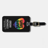 Liebe ist Liebe Gepäckanhänger (Vorderseite horizontal)