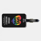 Liebe ist Liebe Gepäckanhänger (Rückseite horizontal)