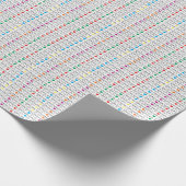 LIEBE ist LIEBE Gleichheit Zitat in Regenbogenfarb Geschenkpapier (Ecke)