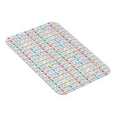 LIEBE ist LIEBE Gleichheit Zitat in Regenbogenfarb Magnet (Rechte Seite)