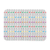 LIEBE ist LIEBE Gleichheit Zitat in Regenbogenfarb Magnet (Horizontal)