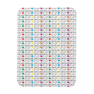 LIEBE ist LIEBE Gleichheit Zitat in Regenbogenfarb Magnet