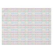 Liebe ist LIEBE Gleichheit Zitat in Regenbogenfarb Tischdecke (Vorderseite (Horizontal))