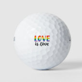 Liebe ist Liebe Golfball (Vorderseite)