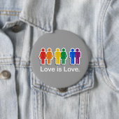 LIEBE IST LIEBE GRAU BUTTON (Beispiel)