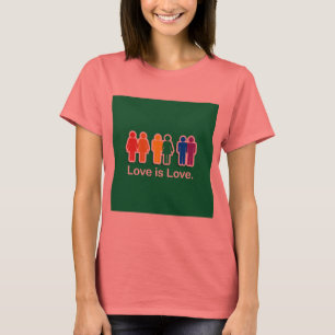 LIEBE IST LIEBE-GRÜN T-Shirt