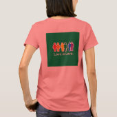 LIEBE IST LIEBE GRÜNEN T-Shirt (Rückseite)