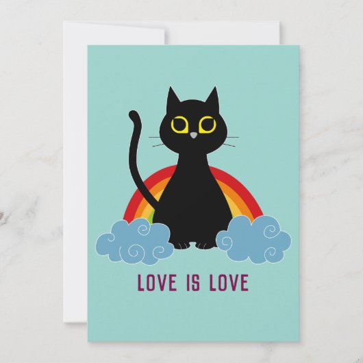 LIEBE IST LIEBE Grußkarte Feiertagskarte (Vorderseite)