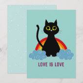 LIEBE IST LIEBE Grußkarte Feiertagskarte (Vorne/Hinten)