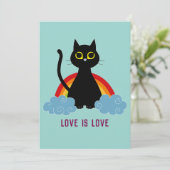 LIEBE IST LIEBE Grußkarte Feiertagskarte (Stehend Vorderseite)