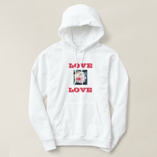 LIEBE IST LIEBE HOODIE (Design vorne)