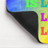 Liebe ist Liebe ist Liebe-Mausunterlage Mousepad (Ecke)