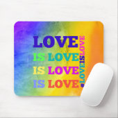 Liebe ist Liebe ist Liebe-Mausunterlage Mousepad (Mit Mouse)