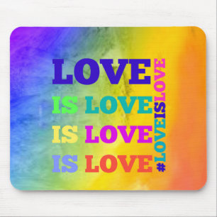 Liebe ist Liebe ist Liebe-Mausunterlage Mousepad