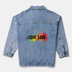 Liebe ist Liebe Jeansjacke