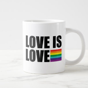 Liebe ist Liebe Jumbo-Tasse