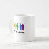 Liebe ist Liebe. Kaffeetasse (Vorderseite Links)