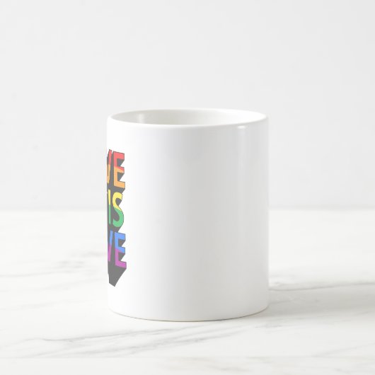 Liebe ist Liebe Kaffeetasse (Mittel)