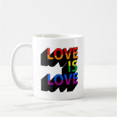 Liebe ist Liebe Kaffeetasse (Links)