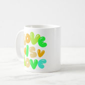 Liebe ist Liebe Kaffeetasse (Vorderseite Links)