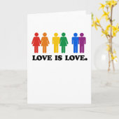 Liebe ist Liebe Karte (Gelbe Blume)