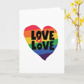 Liebe ist Liebe Karte (Gelbe Blume)