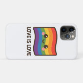 Liebe ist Liebe - Kawaii Rainbow Design Case-Mate iPhone Hülle (Rückseite (Horizontal))