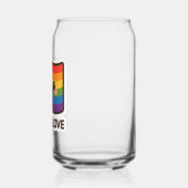 Liebe ist Liebe - Kawaii Rainbow Design Dosenglas (Rechts)