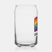 Liebe ist Liebe - Kawaii Rainbow Design Dosenglas (Links)