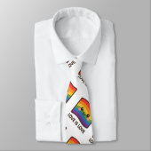 Liebe ist Liebe - Kawaii Rainbow Design Krawatte (Gebunden)