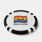 Liebe ist Liebe - Kawaii Rainbow Design Pokerchips (Einzeln)
