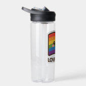 Liebe ist Liebe - Kawaii Rainbow Design Trinkflasche (Rechts)