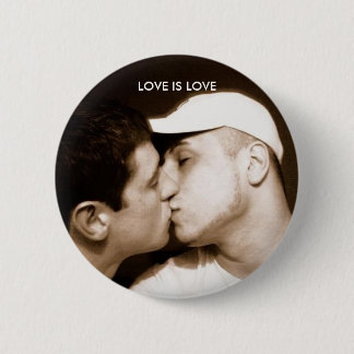 Liebe ist Liebe-Knopf Button