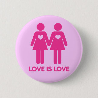 Liebe ist Liebe - Knopf Button