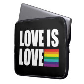 Liebe ist Liebe Laptopschutzhülle (Vorderseite Links)
