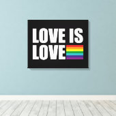 Liebe ist Liebe Leinwanddruck (Insitu (Holzboden))