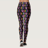 Liebe ist Liebe Lesbische Beziehung Venus Pride Leggings (Rückseite)