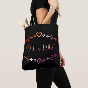 Liebe ist Liebe Lesbischer Pride Montag Tote Tasch Tasche
