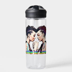 Liebe ist Liebe Lesbischer Stolz Trinkflasche