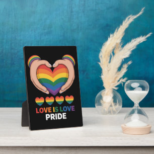 Liebe ist Liebe LGBQT Fotoplatte