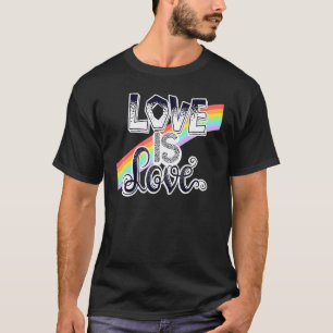 Liebe ist Liebe LGBT LGBTQ Gay CSD T-Shirt